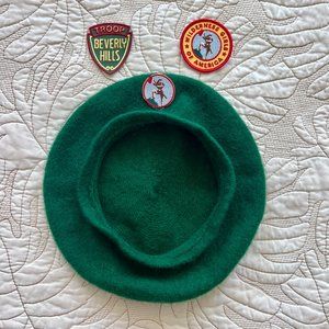 NWOT Troop Beverly Hills Costume - Green Beret & Patches